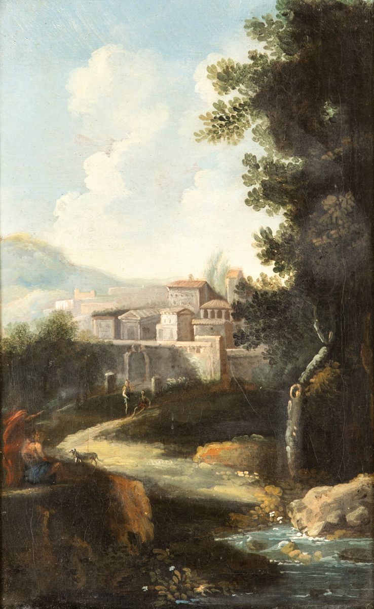 Alessio De Marchis - Vedute di Campagna con Architetture