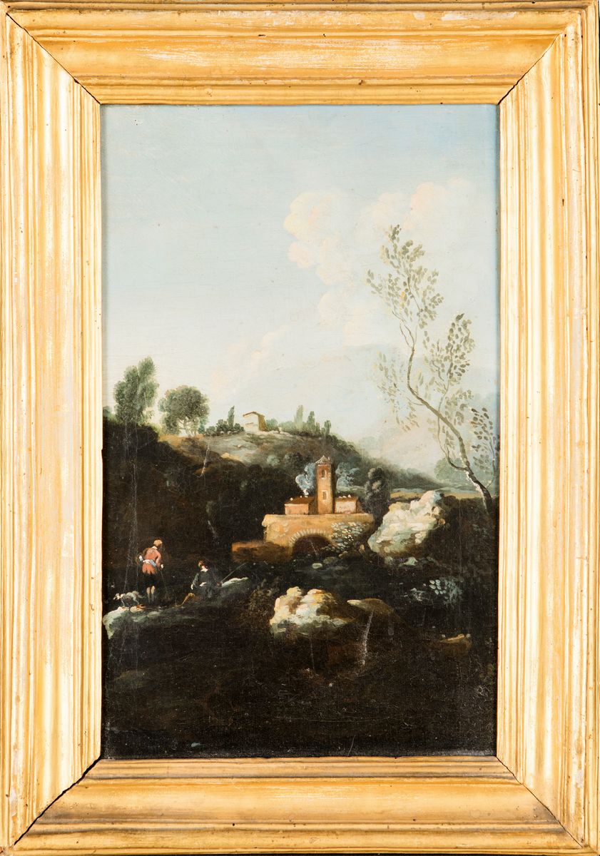 Alessio De Marchis - Vedute di Campagna con Architetture