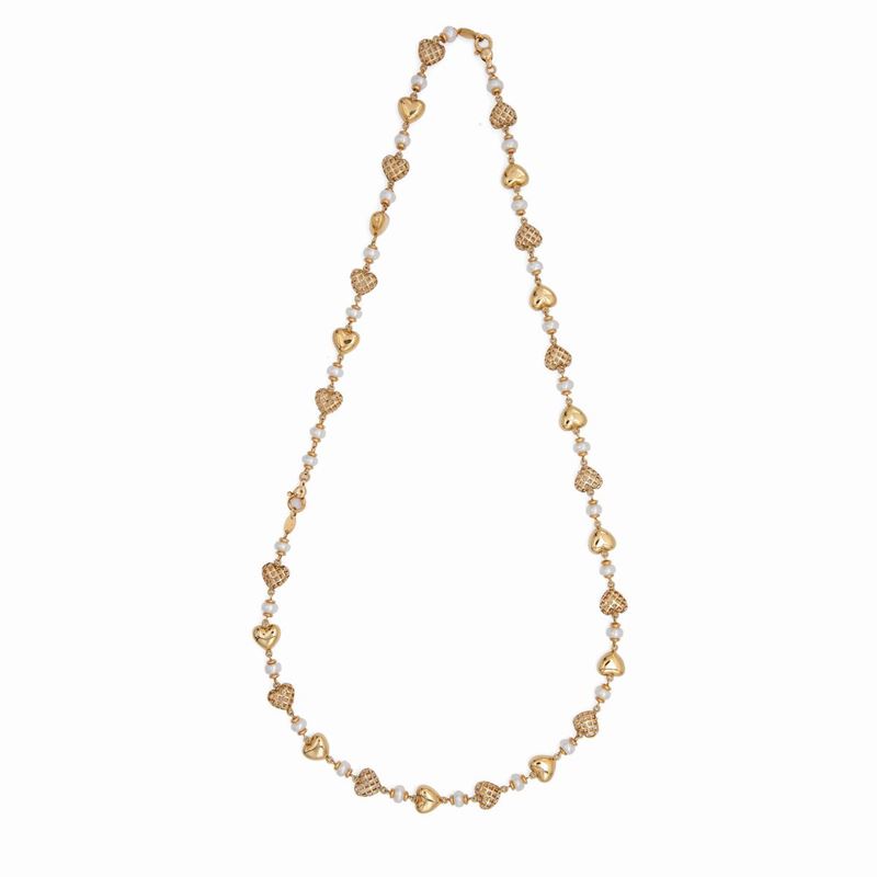 Collana in Oro e Perle