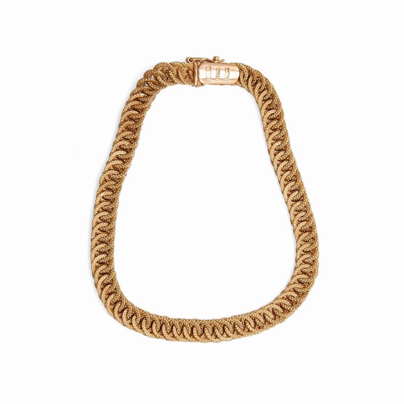 Bracciale in Oro a Maglia
