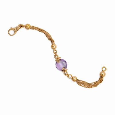 Bracciale in Oro e Ametista