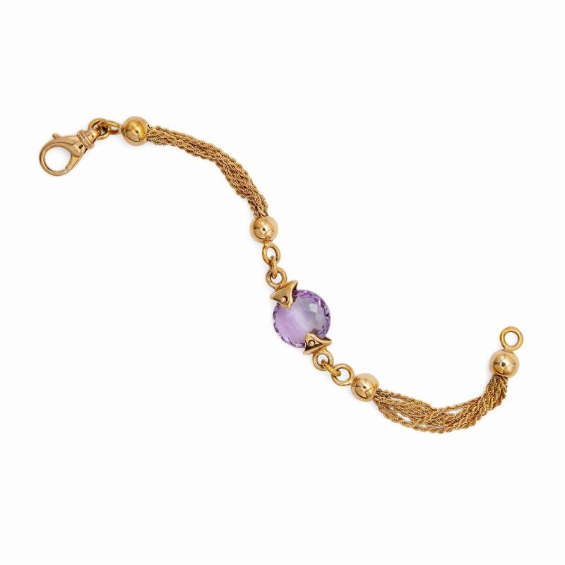Bracciale in Oro e Ametista