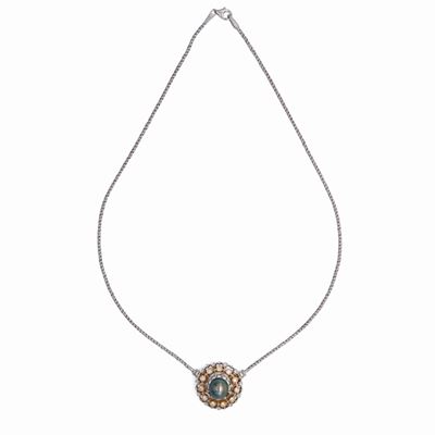 Pendente con Perla Tahiti e Brillante
