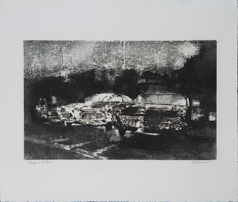 Renzo Vespignani - Parcheggio di Notte