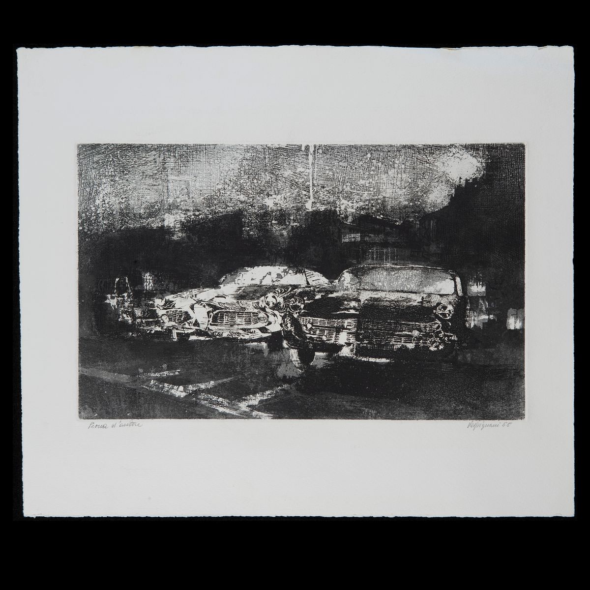 Renzo Vespignani - Parcheggio di Notte