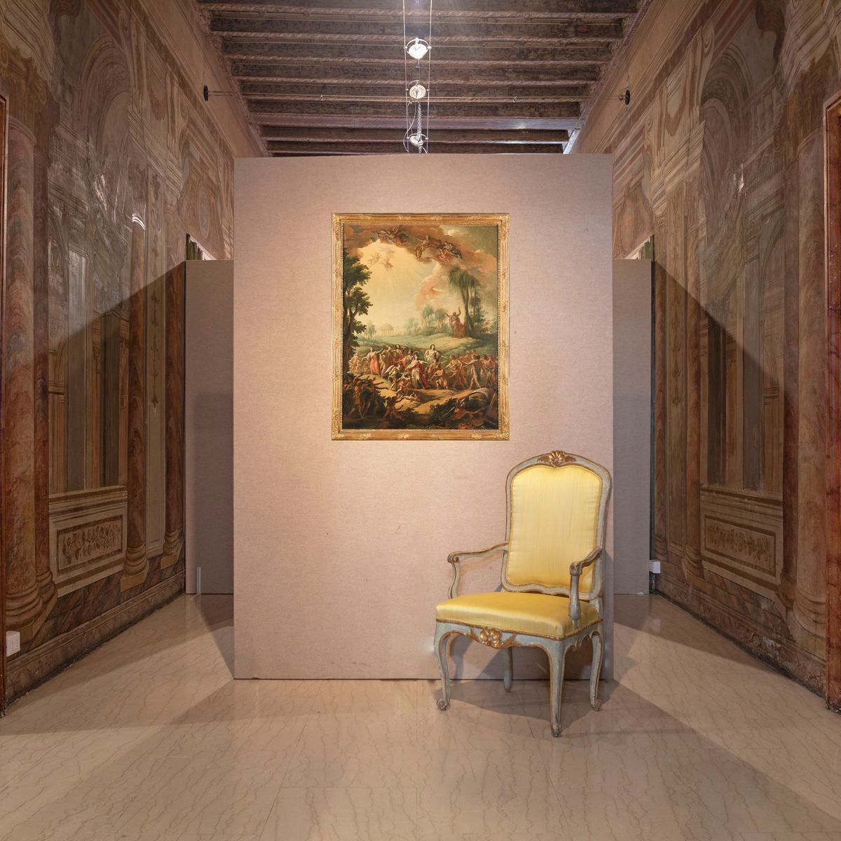 Scuola Romana del XVIII Secolo - Scena Allegorica