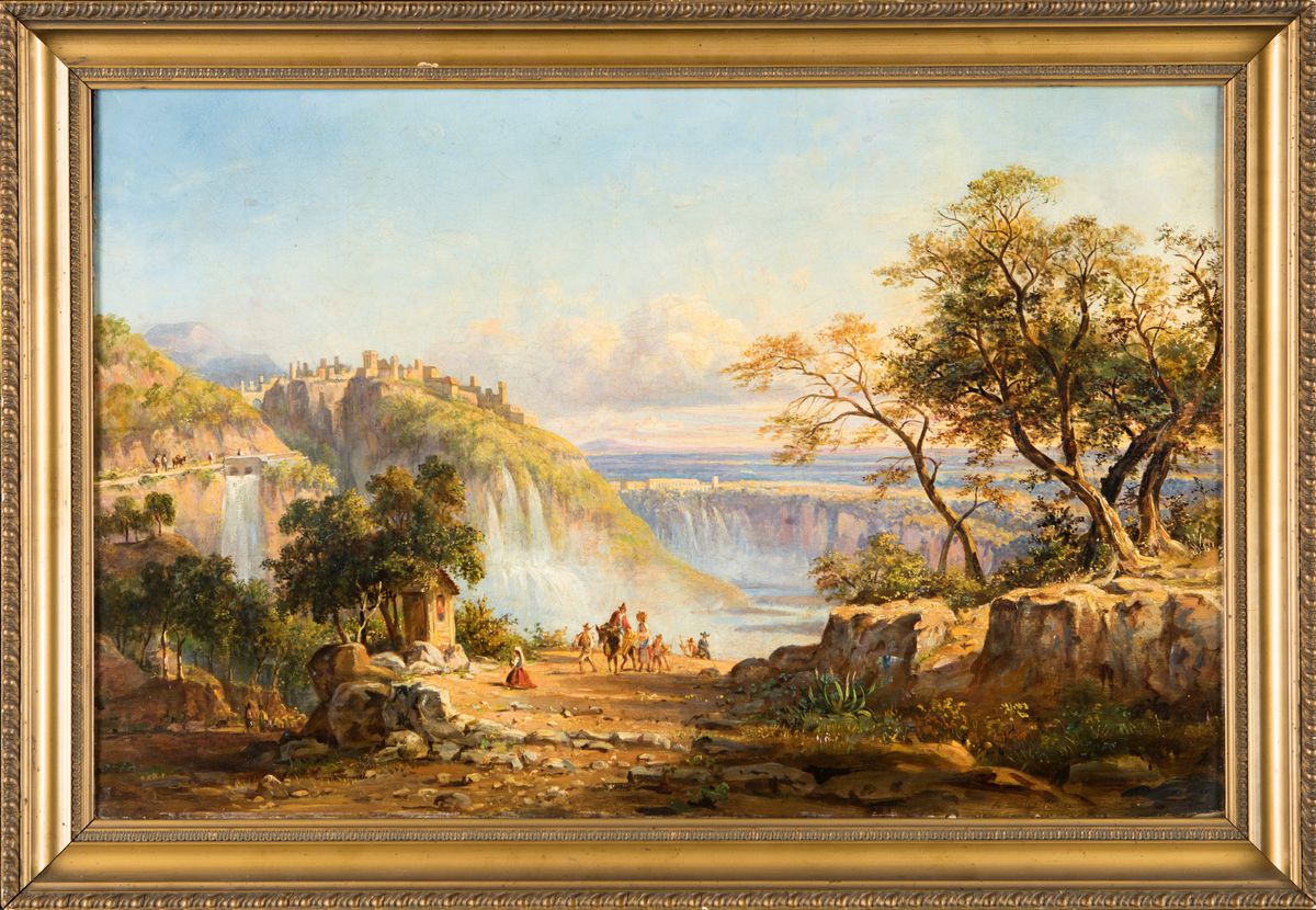 Arthur John Strutt - Paesaggio con Tabernacolo