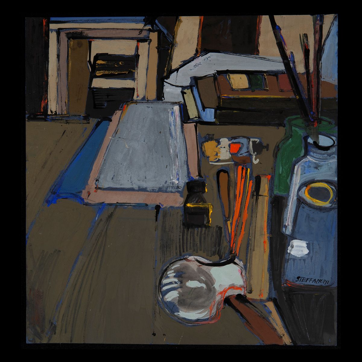 Attilio Steffanoni - Particolare dello Studio