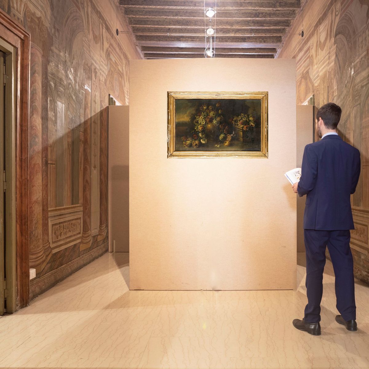 Scuola Romana del XVII Secolo - Natura Morta di Fiori