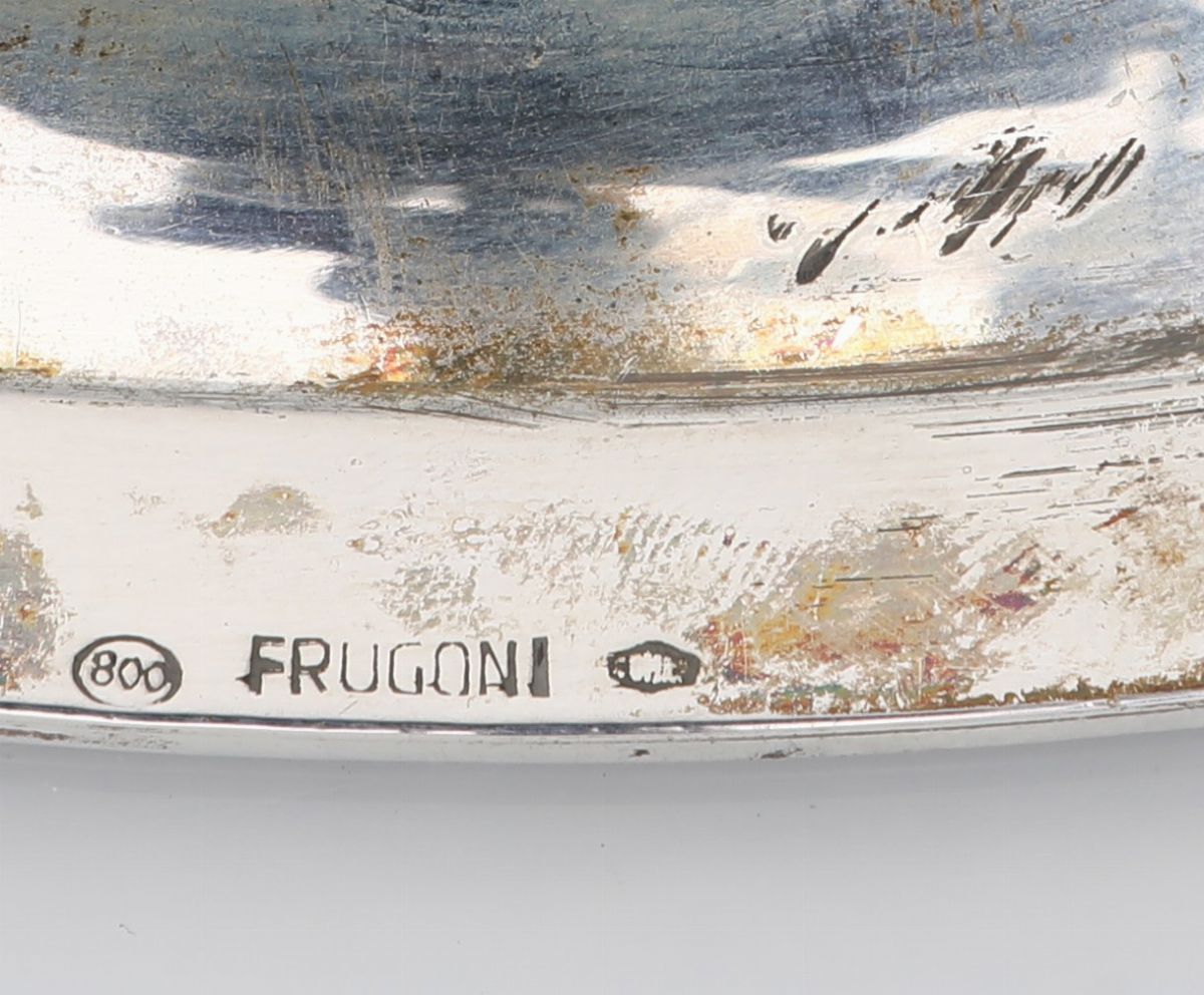 Piatto Circolare in Argento 800, Frugoni Roma