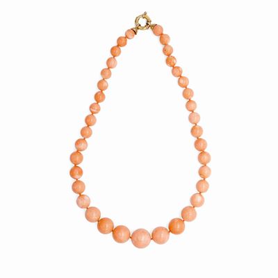 Collana in Corallo Cerasuolo e Oro