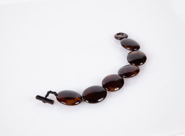 Bracciale in bachelite tipo tartaruga