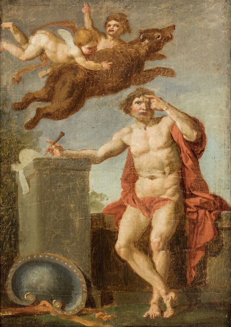 Gaetano Gandolfi (attribuito) - La Scelta di Ercole