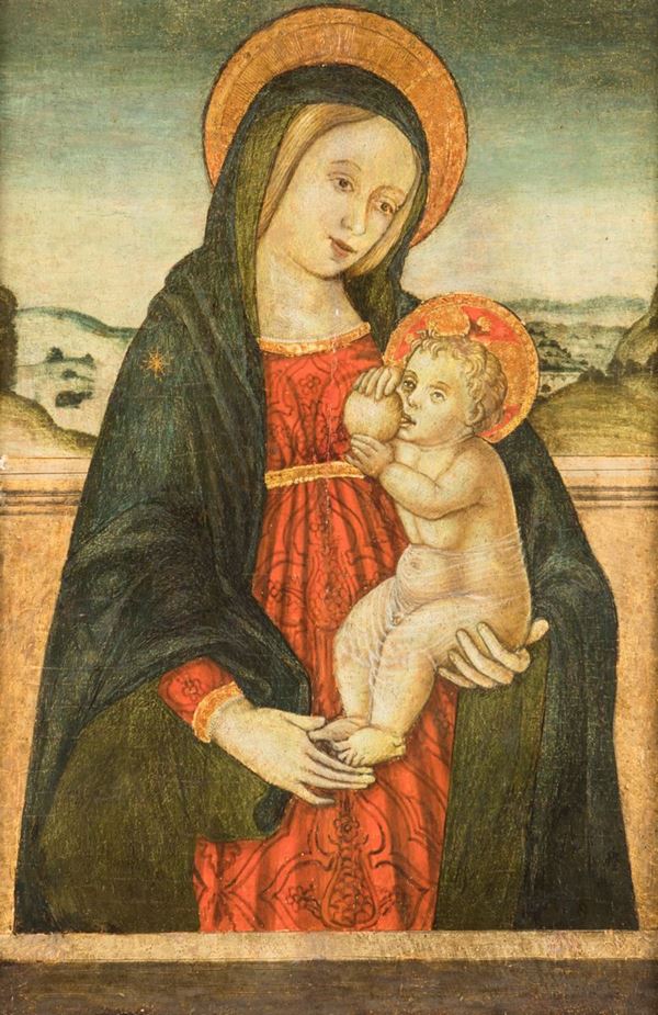 Pittore dell'Italia centrale del XV secolo - Madonna del latte