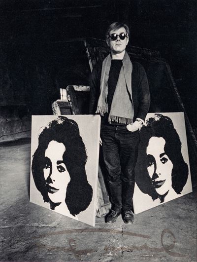 Andy Warhol nel Suo Studio