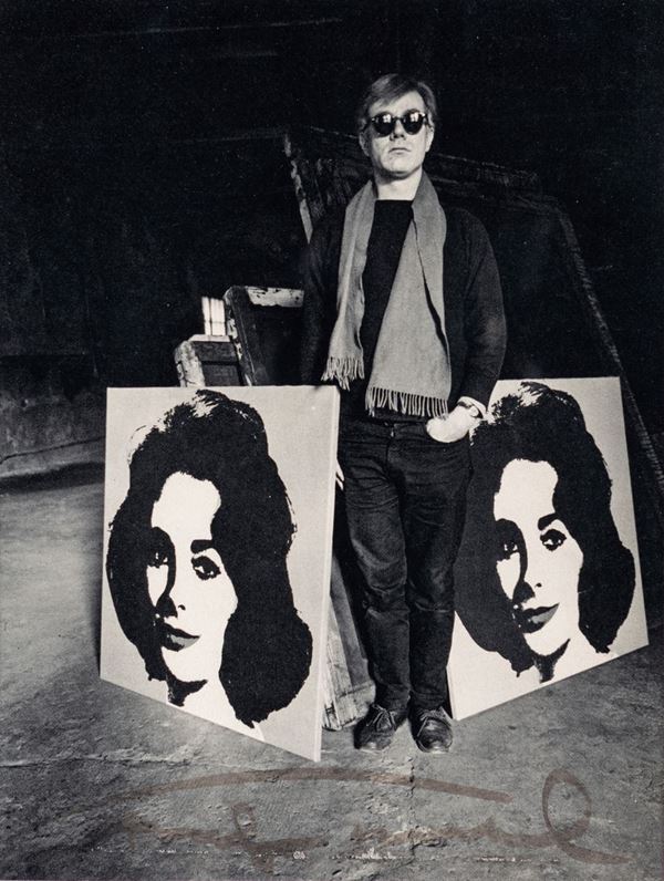 Andy Warhol - Andy Warhol nel suo studio