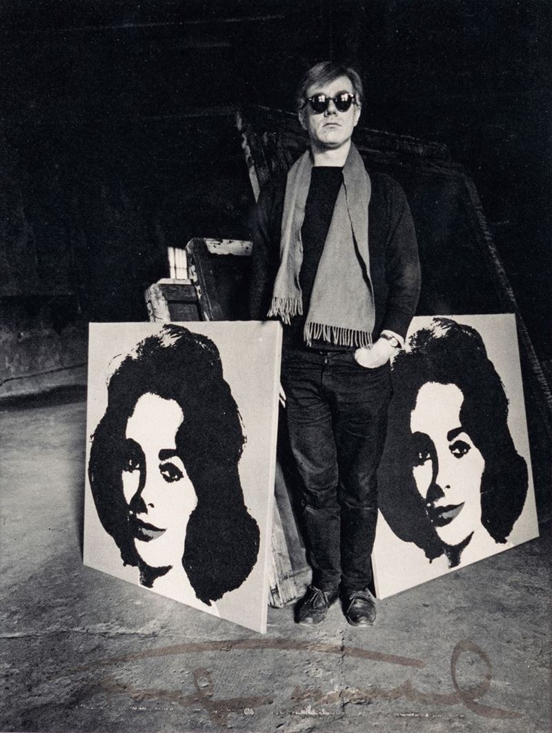 Andy Warhol nel Suo Studio