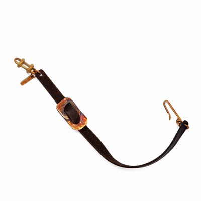 Bracciale in Oro e Cuoio