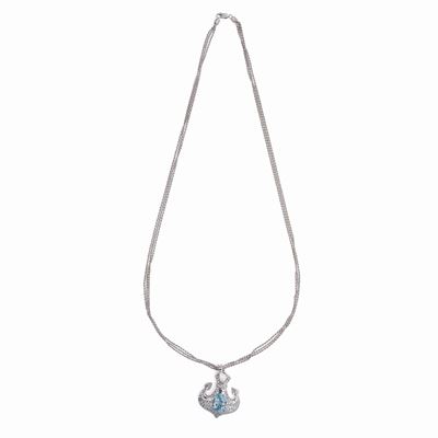 Collana in Oro e Acquamarina