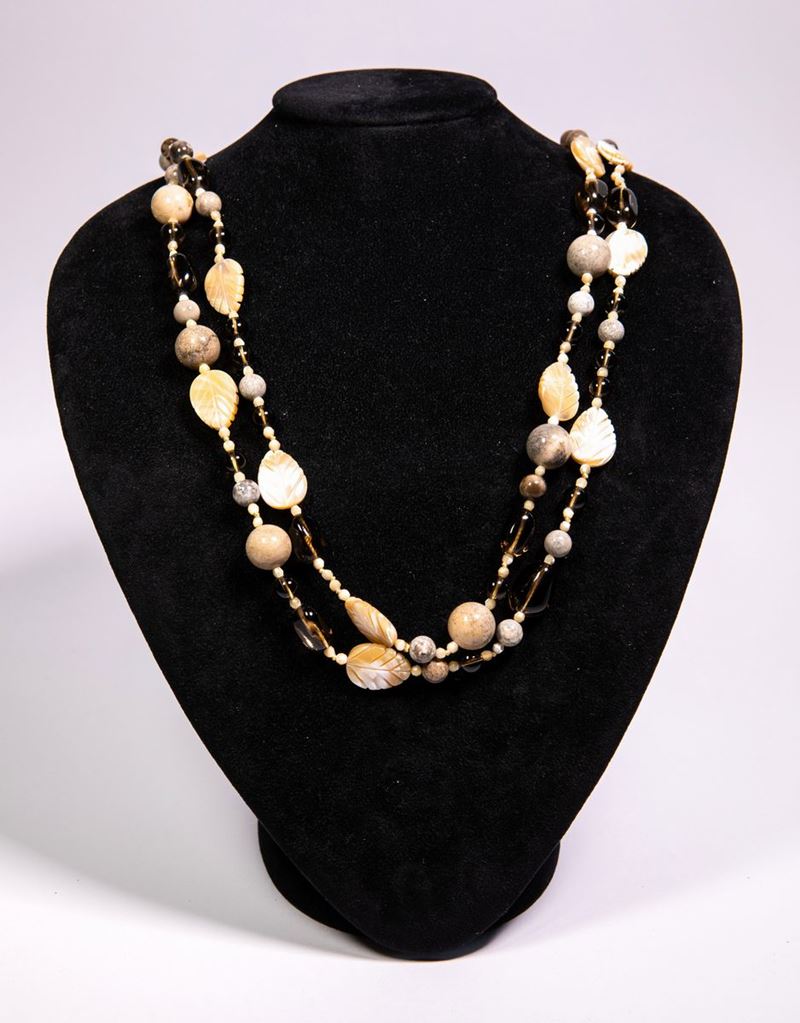 Collana in Quarzi e Pietre Dure