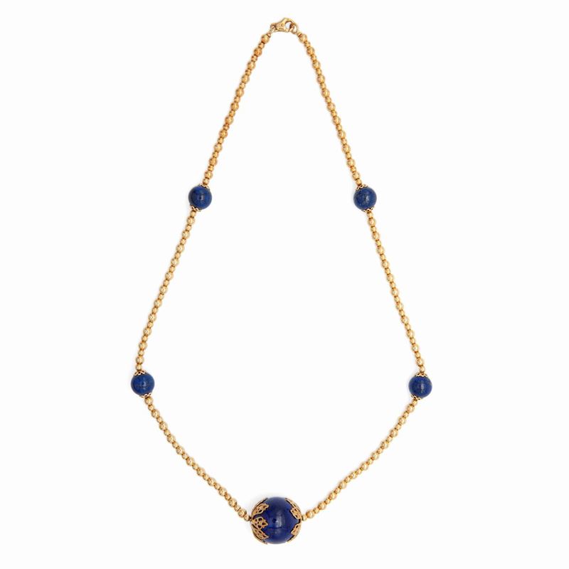 Collana in Oro e Lapislazzuli