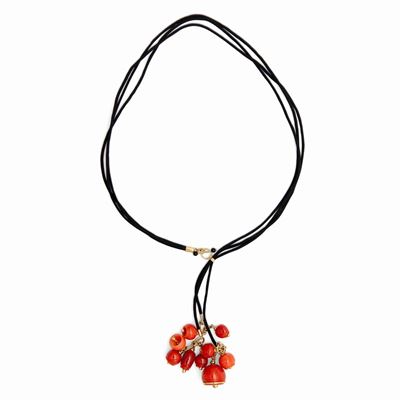 Collana in Oro e Corallo