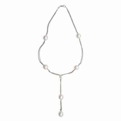 Collana in Oro con Brillanti e Perle South Sea