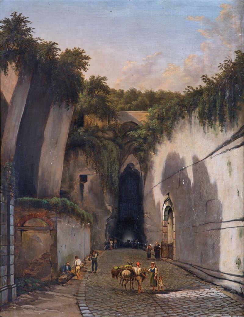 Saverio della Gatta - Veduta della Grotta di Virgilio
