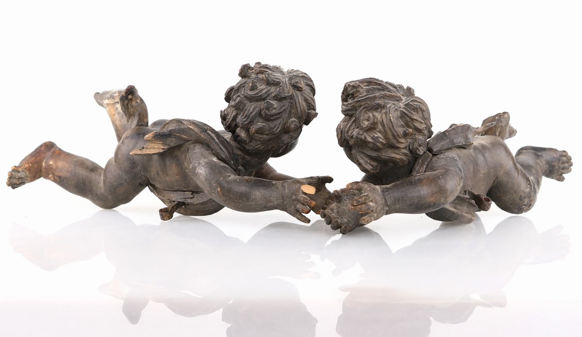 Due Sculture in Legno, Fine del XVIII Secolo