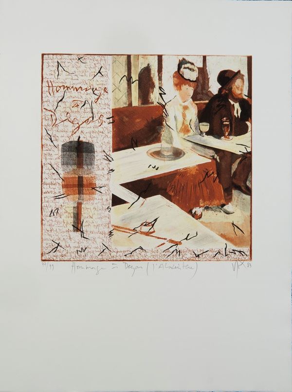 Michel Viot - Hommage a Degas (L&#39;Absynthe)