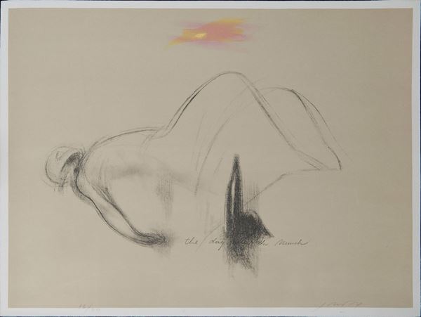 Piero Guccione - The day after, da Munch