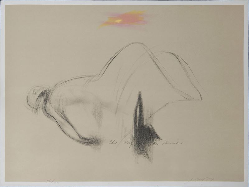 Piero Guccione - The Day After, da Munch