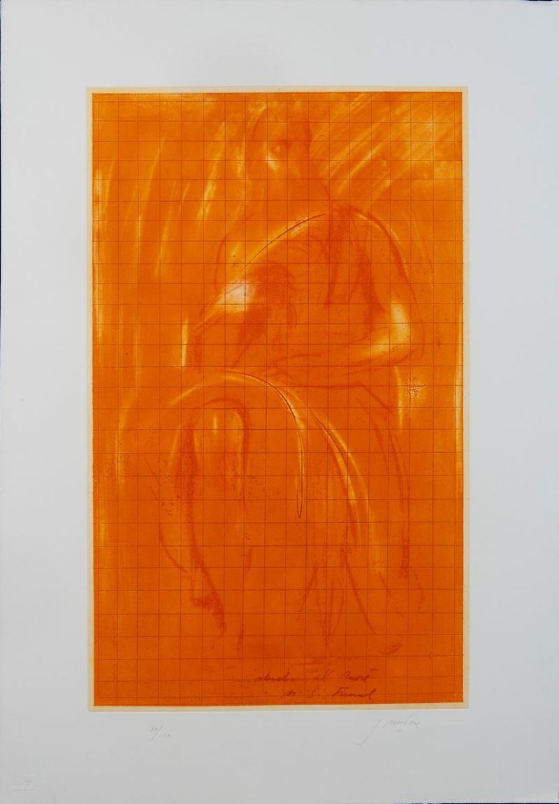 Piero Guccione - Dal Mosè di Michelangelo
