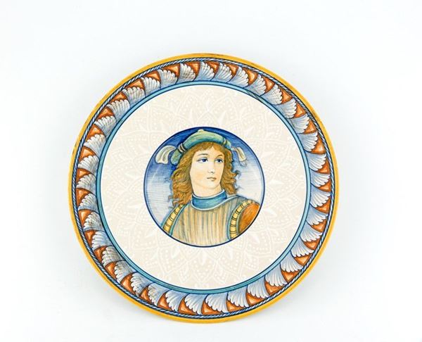 Coppia di piatti da parata