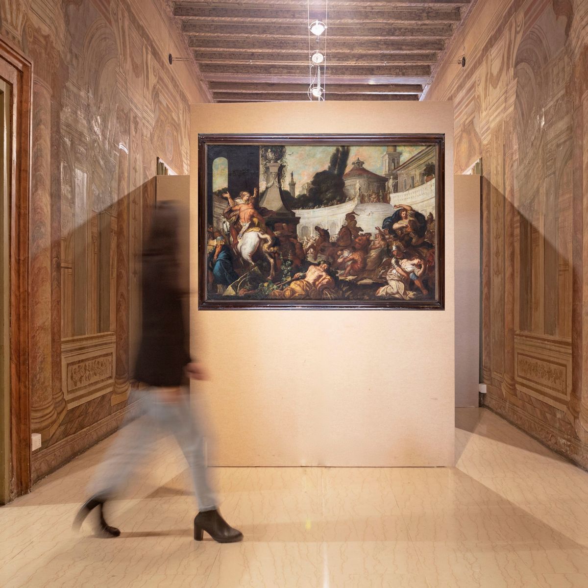Scuola Fiamminga del XVII Secolo - Ratto delle Sabine