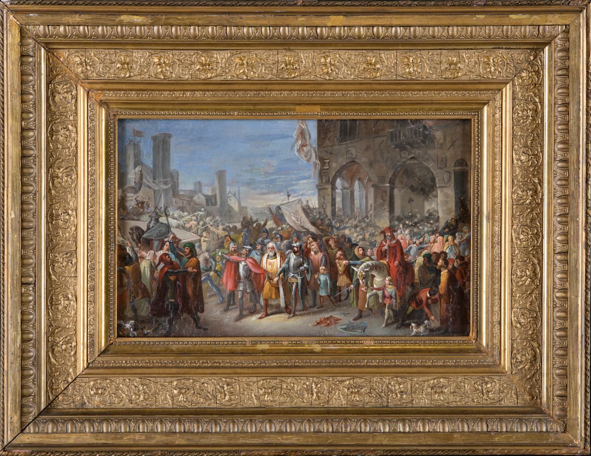 Pittore del XIX Secolo - La Resa degli Anconetani