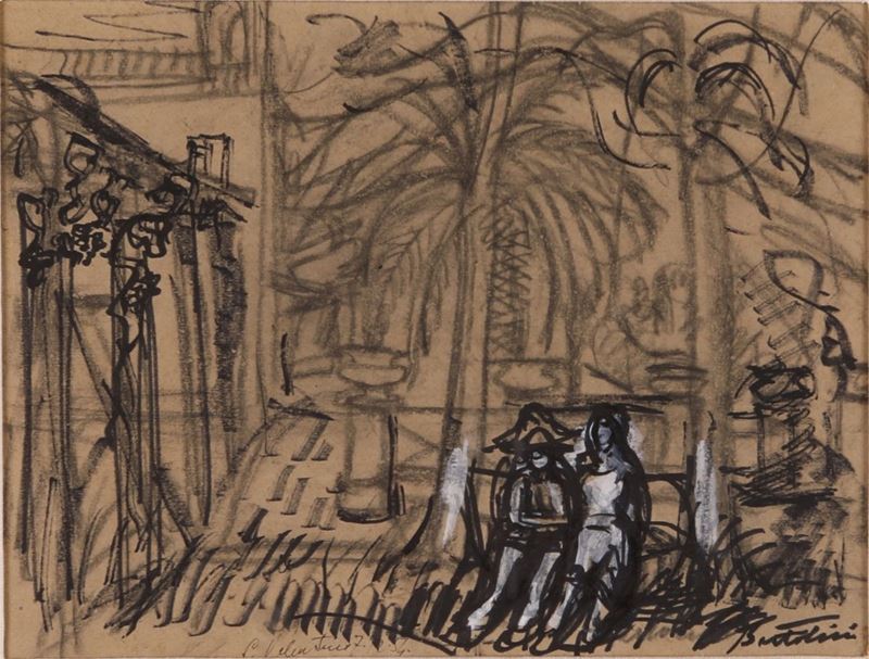 Luigi Bartolini - Figure in Giardino