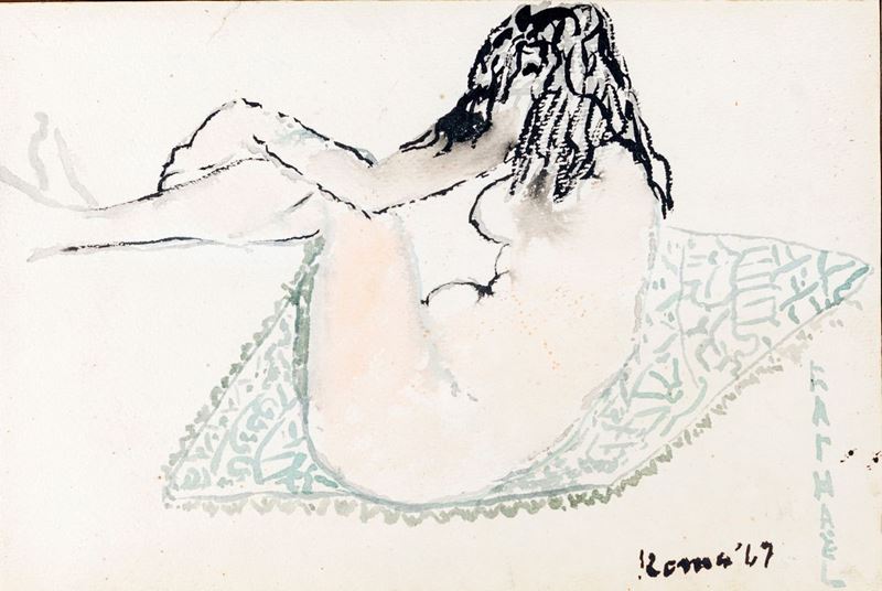 Antonietta Raphael Mafai - Nudo di Donna