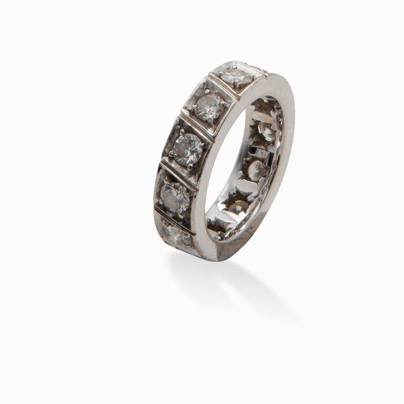 Anello a Riviera Eternelle in Oro e Brillanti