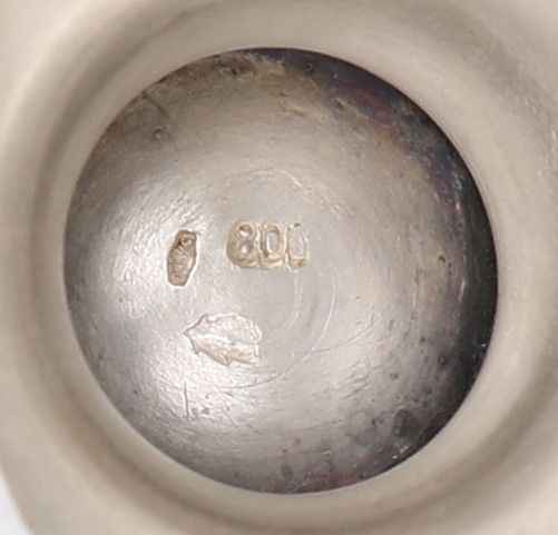 Piccolo Versatoio in Argento 800, Anni Quaranta/cinquanta