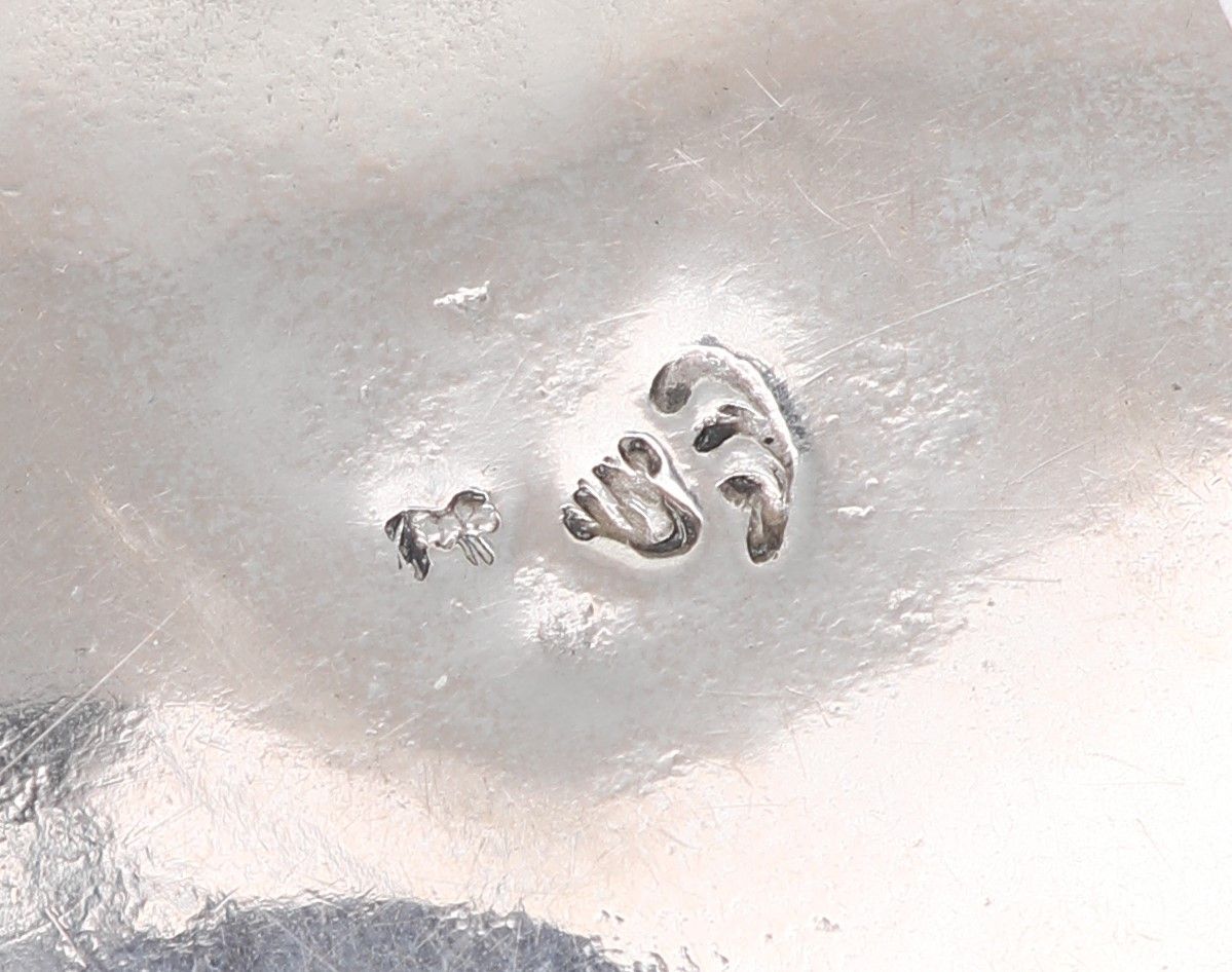 Scatola in Argento con Coperchio, XIX Secolo