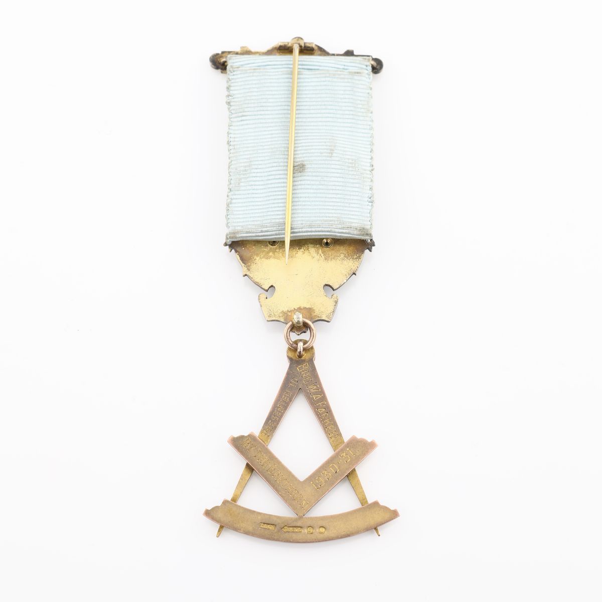 Distintivo con Coccarda e Spilla per il Tricesimus del Croydon Lodge Of Fortitude N° 5493 in...