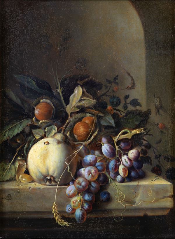 Abraham Brueghel - Natura morta di frutta