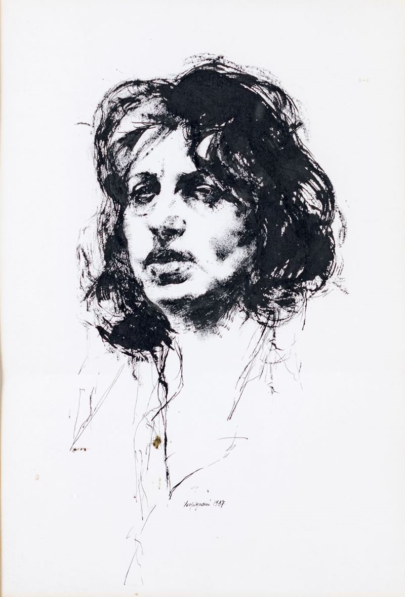 Renzo Vespignani - Ritratto di Anna Magnani