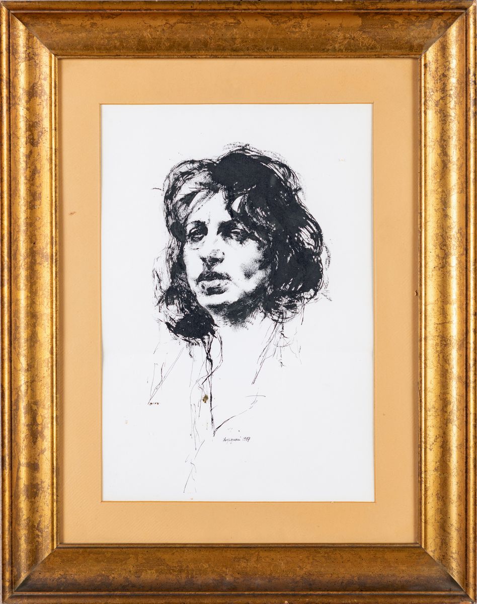 Renzo Vespignani - Ritratto di Anna Magnani