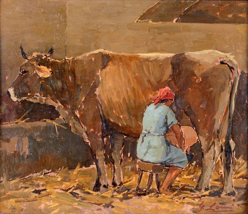 Giovanni Lomi - La Mungitura