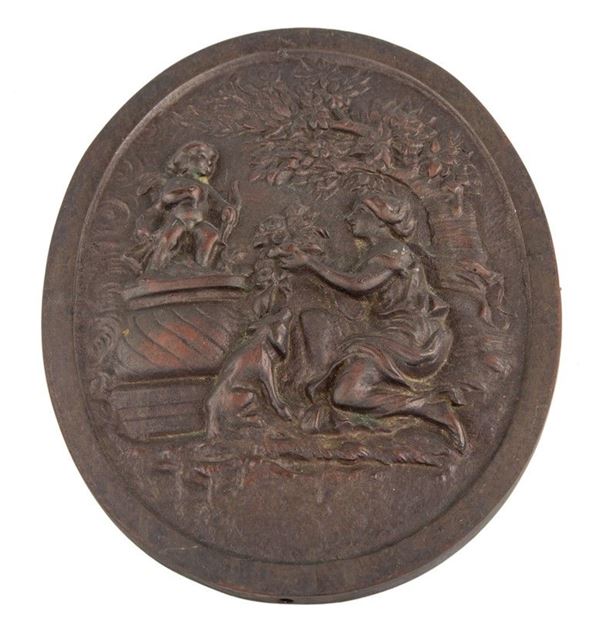 BASSORILIEVO IN BRONZO