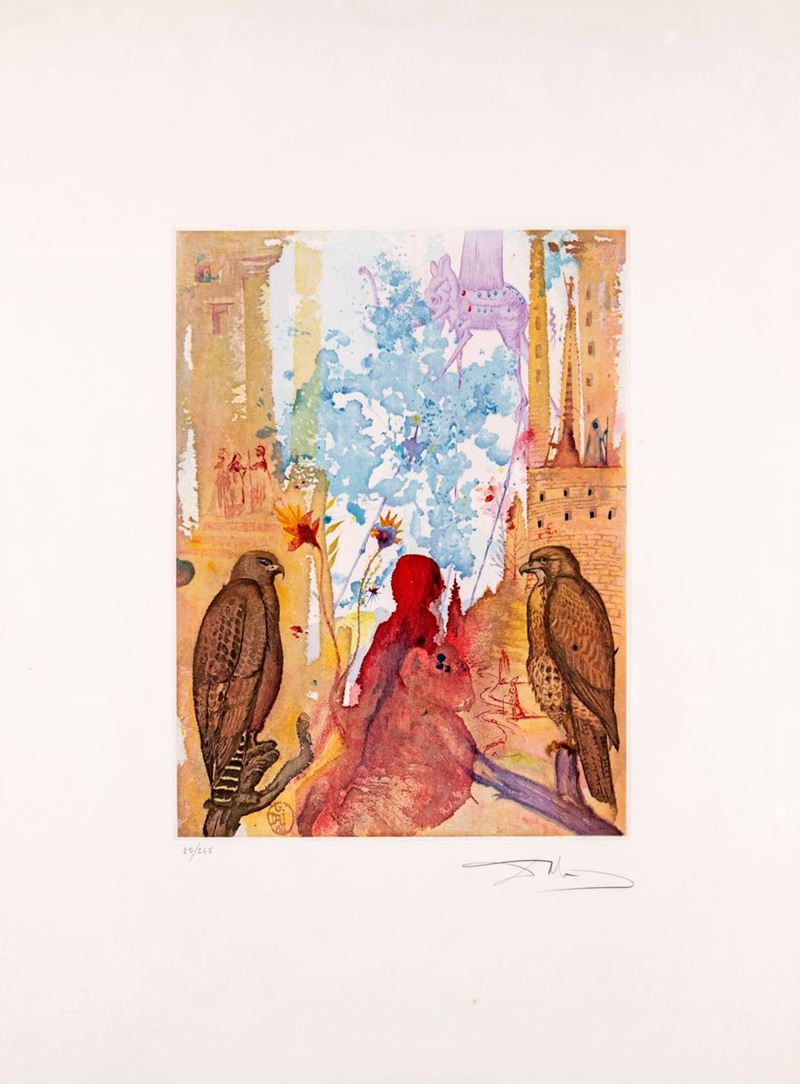 Salvador Dalì - Paesaggio Surrealista