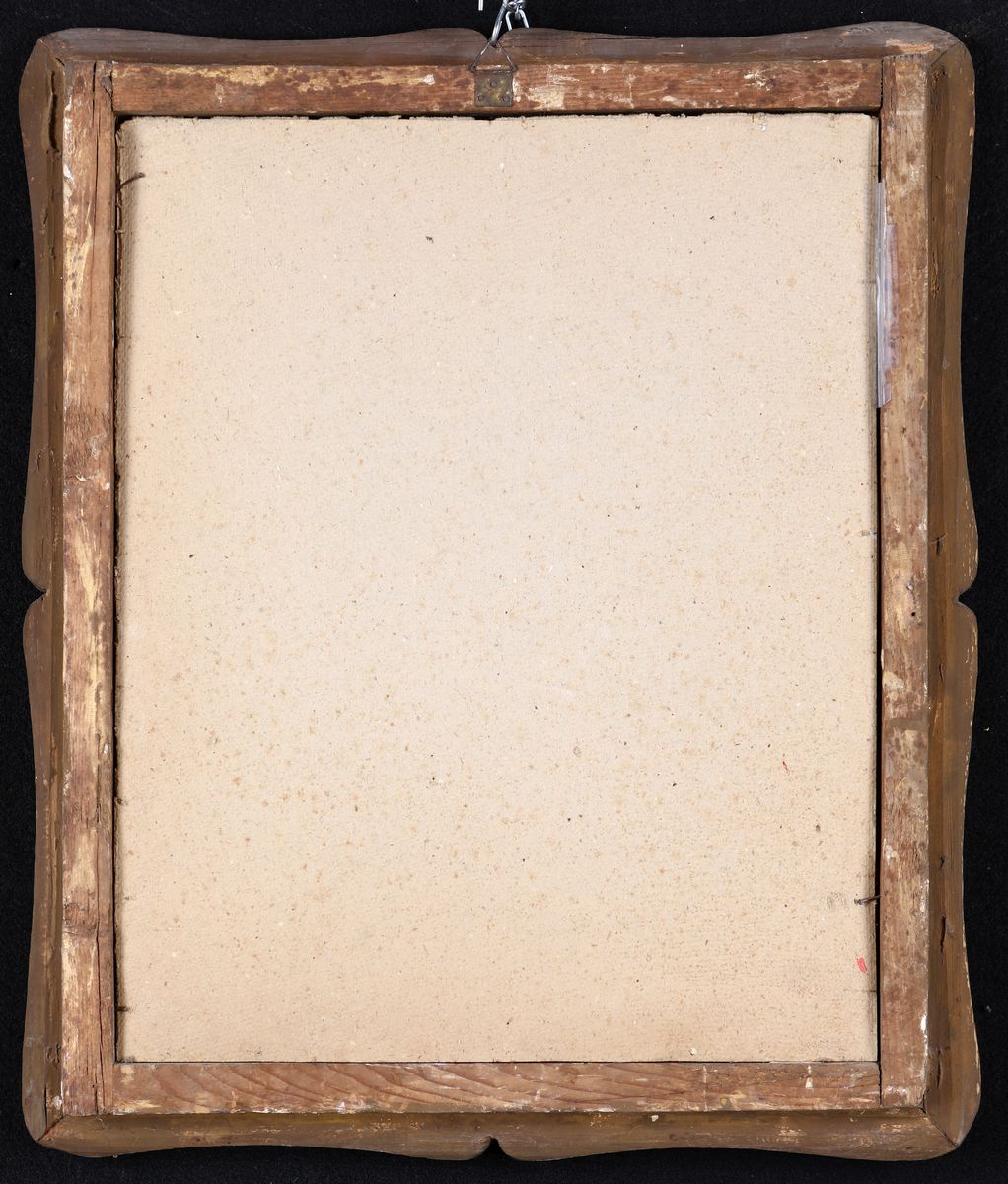 Coppia di Cornici a Guantiera in Legno Dorato, XIX Secolo