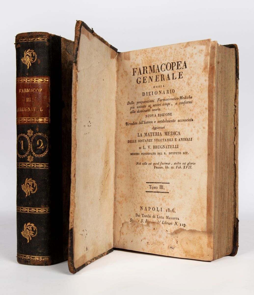 Brugnatelli Luigi Valentino, Farmacopea Generale Ossia Dizionario delle Preparazioni Farmaceutico...